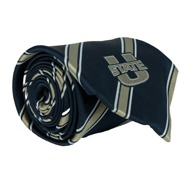 men's striped u-state tie